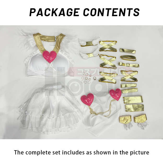 HOLOUN Stocking Panty Anime Panty Anarchy Cosplay Costume Wig Top Skirt  Cos Convention Daily Wear Halloween