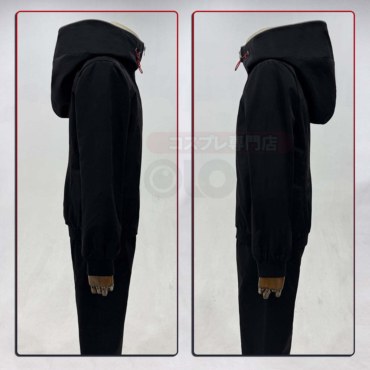 HOLOUN Jujutsu JJK Anime Itadori Yuji Cosplay Costume Wig Latest Hoodie Pants Halloween Christmas Convention Rose Net Synthetic