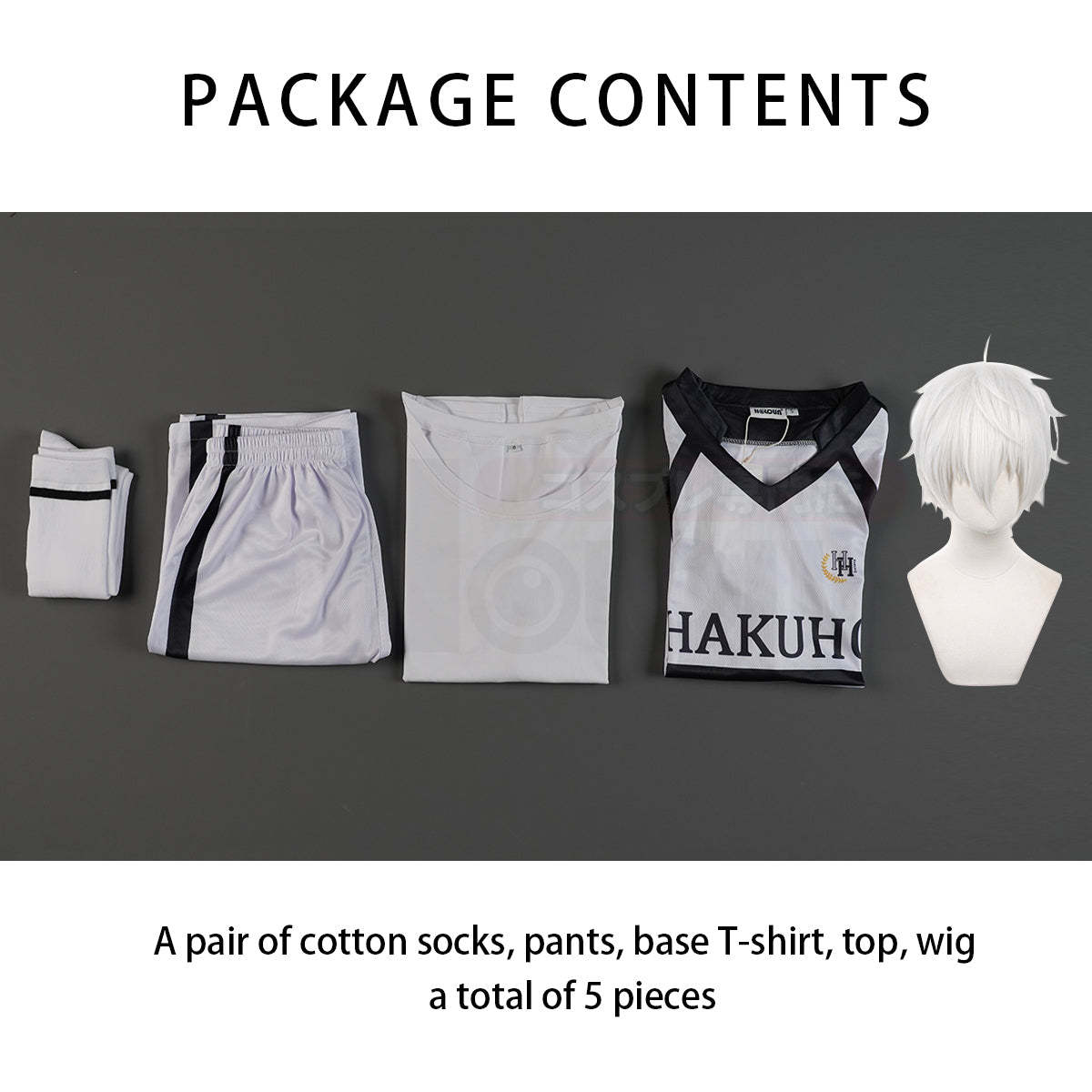 HOLOUN Anime NAGI NO.7 Cosplay Costume Jersey Wig Rose Net Football Soccer Uniform Daily Sport Wearing