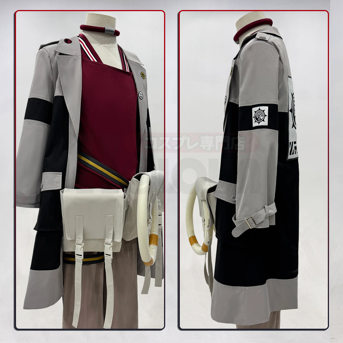 HOLOUN Gachiakuta Anime Enjin Cosplay Costume Wig Embroidery Jacket Pants Bag Convention Halloween Christmas