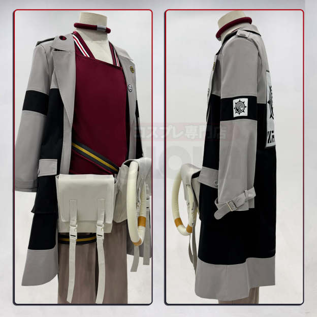 HOLOUN Gachiakuta Anime Enjin Cosplay Costume Wig Embroidery Jacket Pants Bag Convention Halloween Christmas