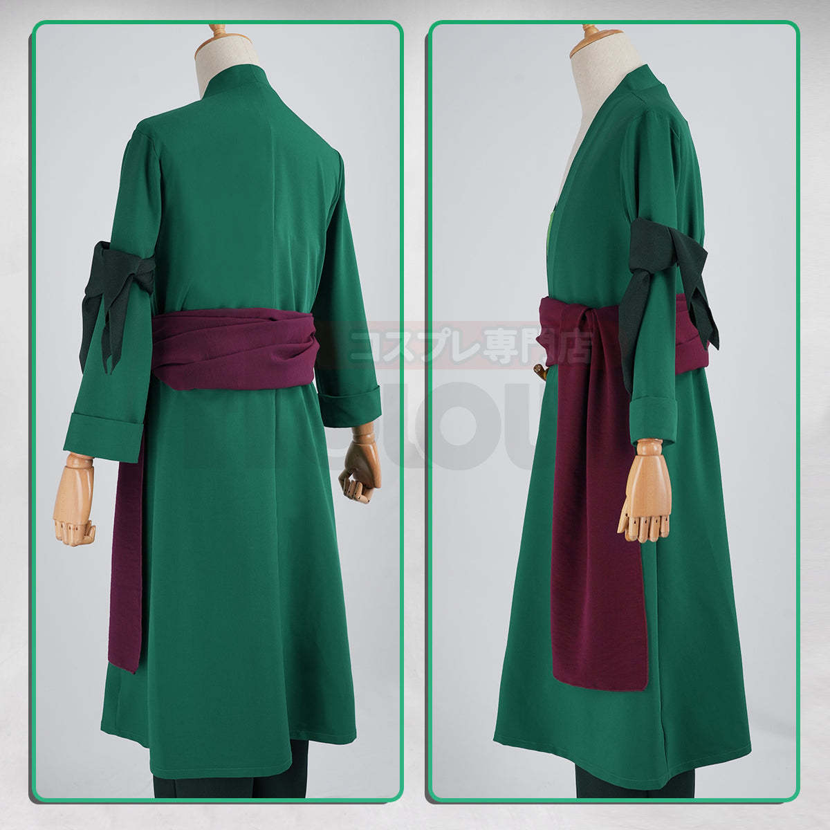 HOLOUN ONE Anime Roronoa Zoro Cosplay Costume Pants Haori Head Scarf Animation Convention 2025 Halloween Christmas Gift