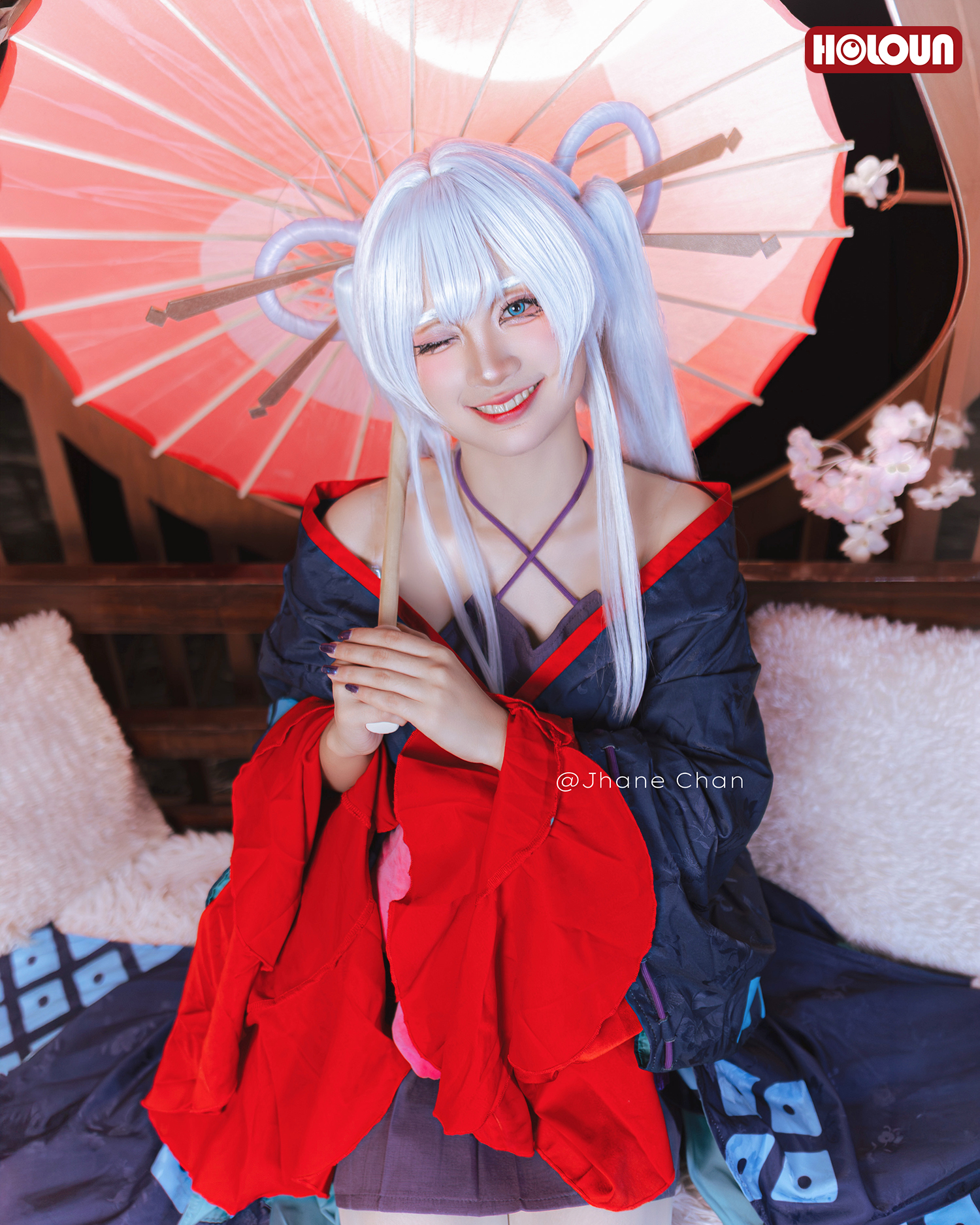 HOLOUN Cosmic Princess Kaguya Anime Tsukimi Yachiyo Cosplay Costume Convention Halloween Christmas Dress Doll Skirt Waist Belt
