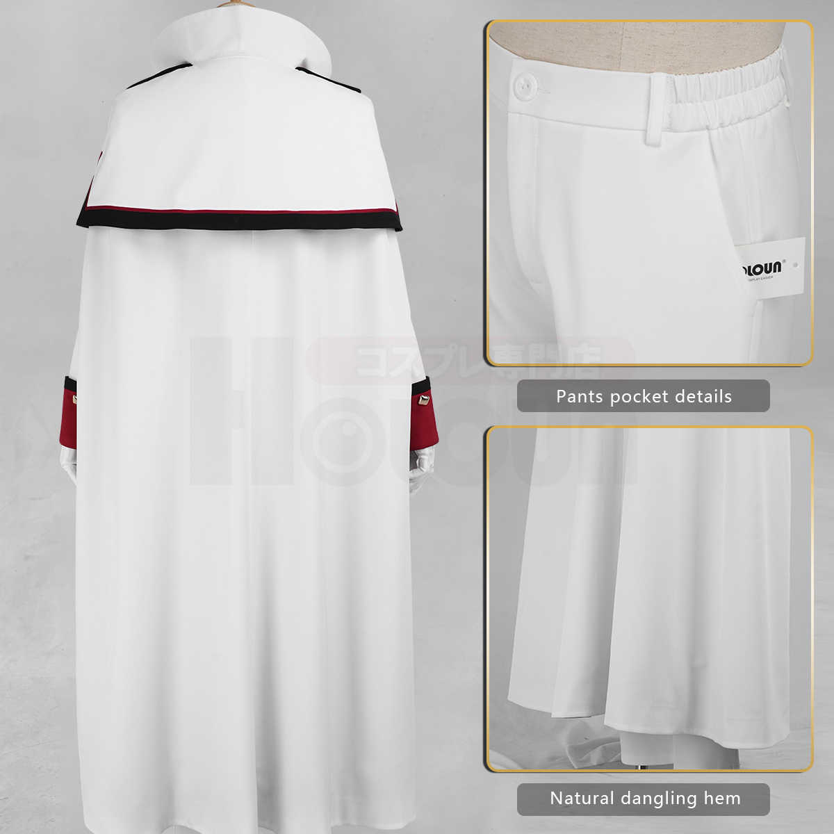 Pre-sale HOLOUN Julius Juukulius Cosplay Costume Zero Anime Convention Halloween Christmas Party Cloak Coat Pants Gloves Belt