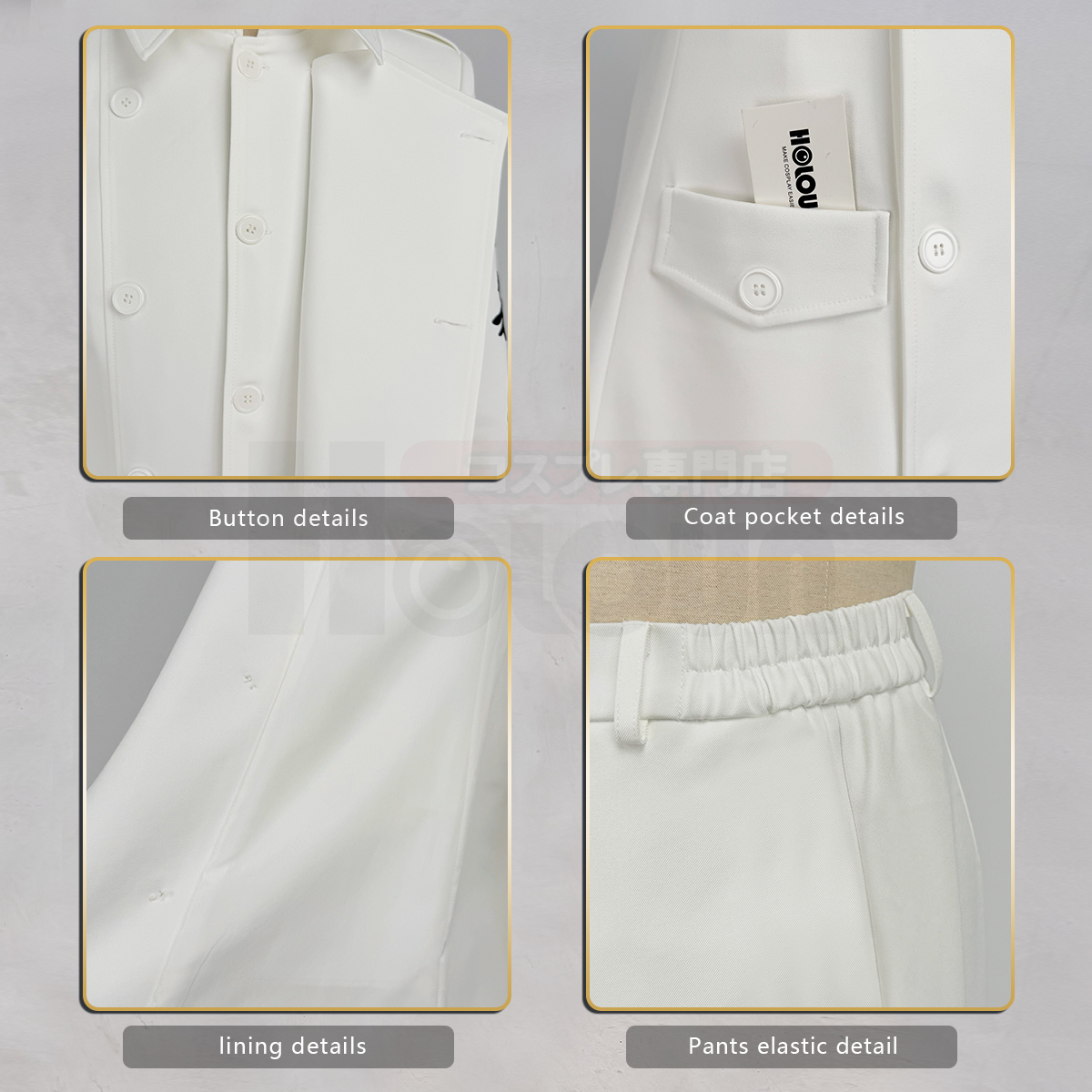 Pre-sale HOLOUN Manjiro Sano Mikey Cosplay Costume Kanto Manji Gang Anime Halloween Convention Party Upgraded Embroidery Coat Pants