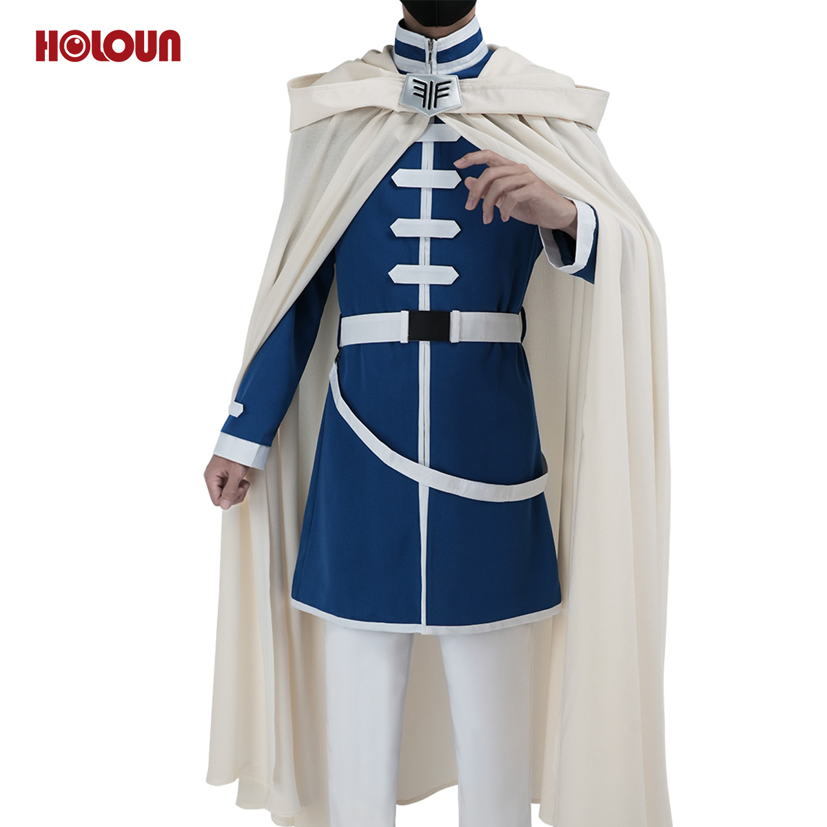 HOLOUN Frieren Beyond Journey's End Anime Himmel Cosplay Costume Wig Shawl Cloak Coat Pants Rose Net Synthetic Halloween Christmas