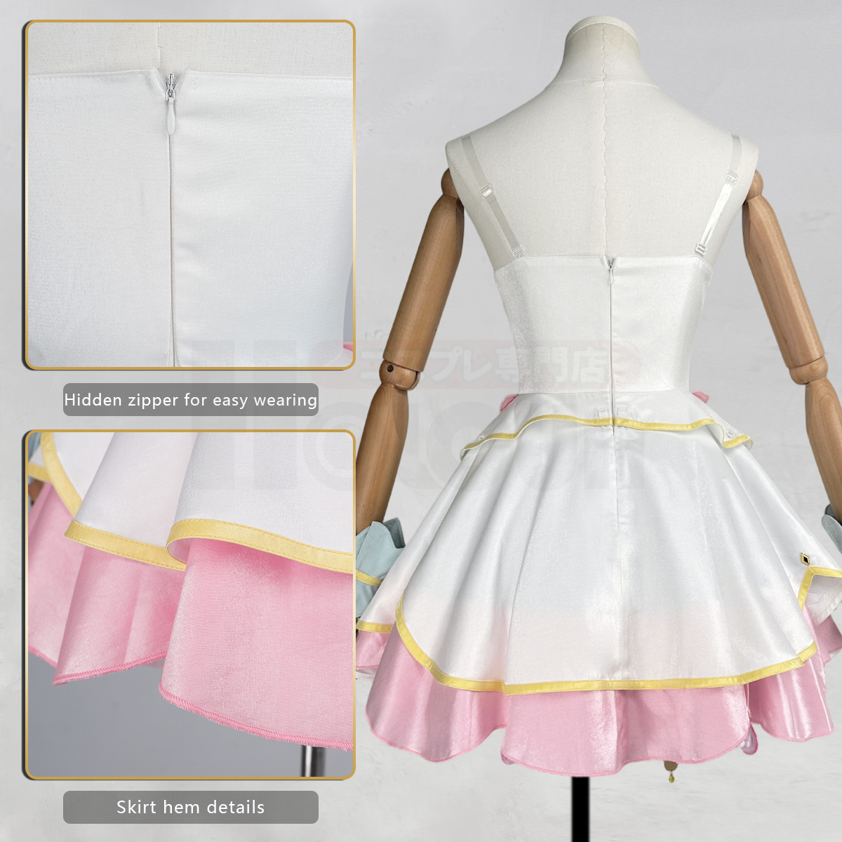 Pre-sale HOLOUN Luluka Moria Cure Arcana Cosplay Costume Tantei Precure! Anime Embroidery Dress Convention Halloween Christmas Party