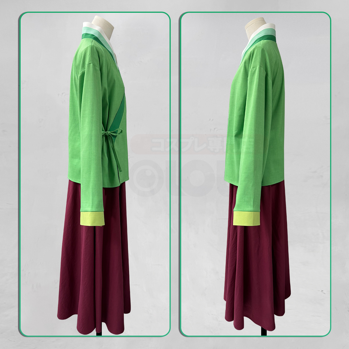 Pre-sale HOLOUN Maomao Latest Version Cosplay Costume Wig The Apothecary Anime Elastic Skirt Green Top Convention Halloween Christmas