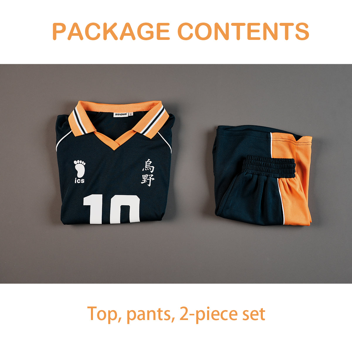 HOLOUN Haiky Anime Hinata Shouyou NO.10 Cosplay Costume KARASUNO High School Uniform Jerseys Volleyball Club