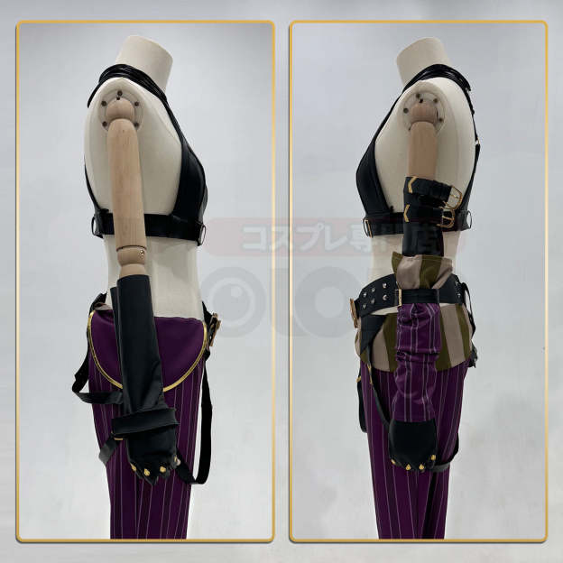 HOLOUN LOL Game Jinx Cosplay Costume Wig Loli Outfit Halloween Christmas Gift Cos Convention