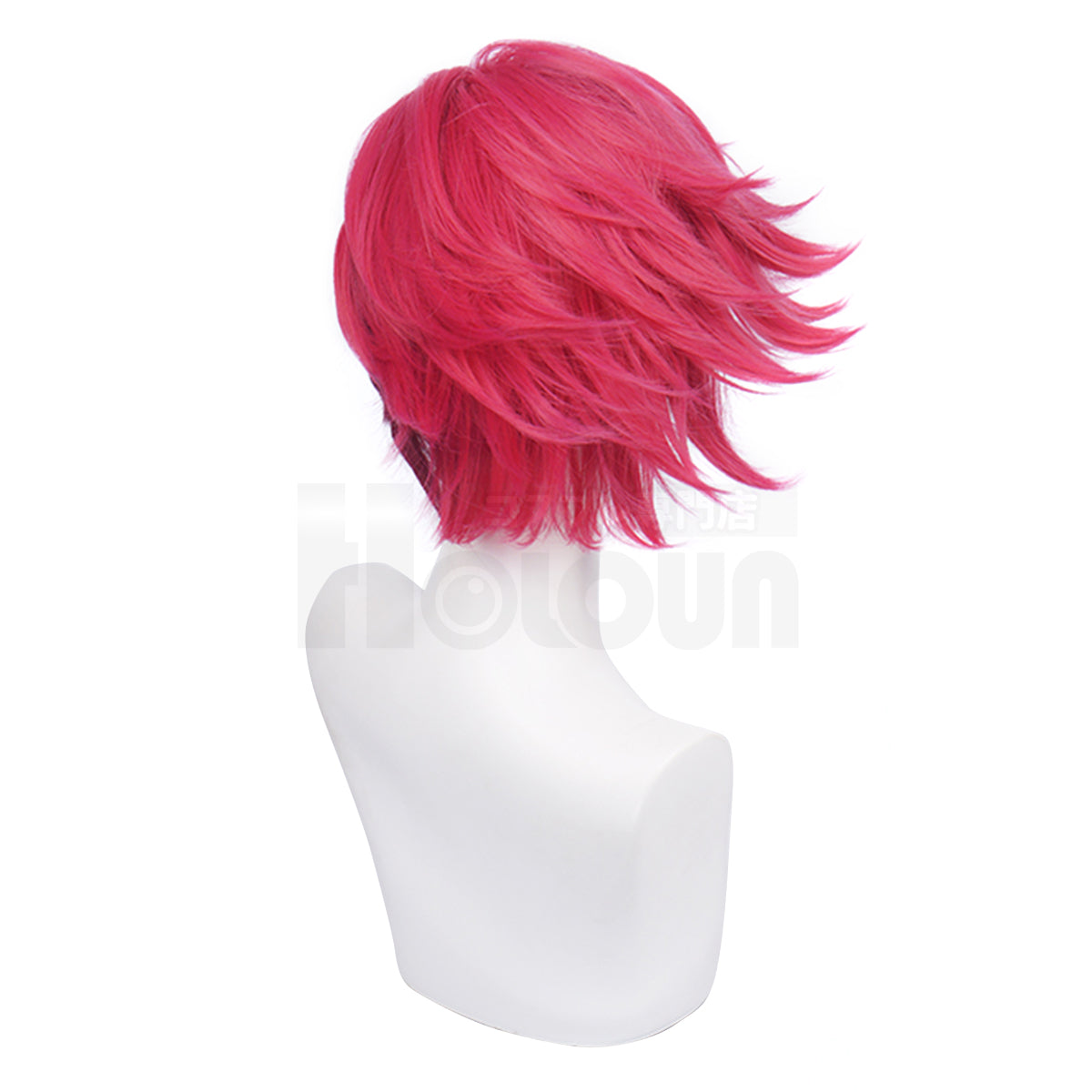 HOLOUN LOL Game Vi The Piltover Enforce Cosplay Costume Wig Faux Leather Jacket  Halloween Christmas Convention Pants Vest