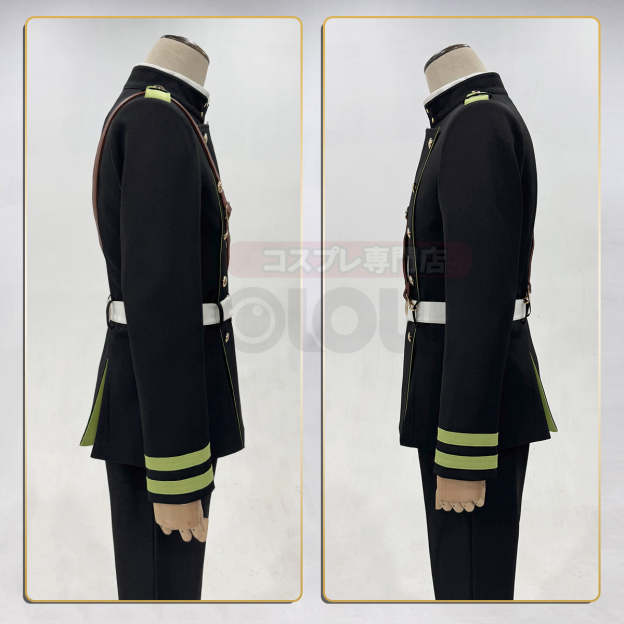 HOLOUN Seraph Of The End Anime Yuichiro Hyakuya Cosplay Costume Jacket Pants Shirt Belt Halloween Christmas Animation Convention