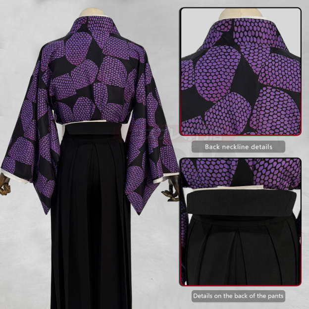 HOLOUN Anime Kokushibo Cosplay Costume Haori Pants Convention Halloween Christmas Gift