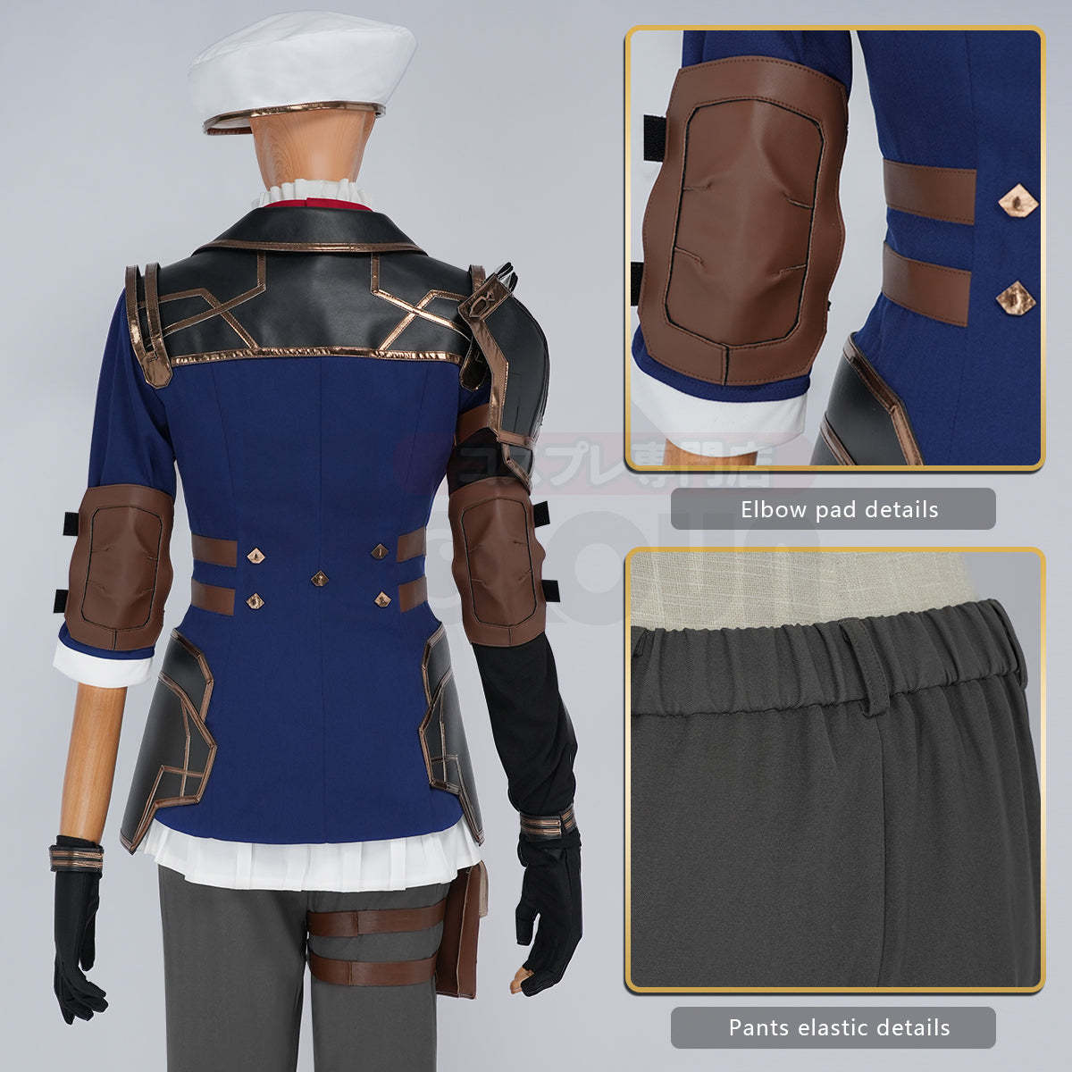 HOLOUN LOL Game Caitlyn Kiramman Cosplay Costume Uniform Pants Jacket Halloween Christmas Gift Cos Convention