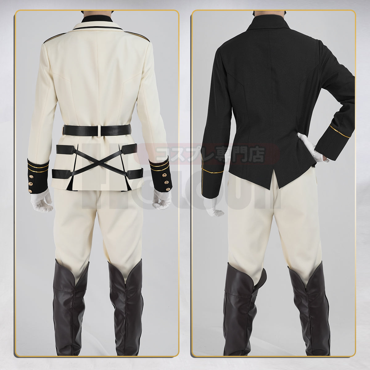 HOLOUN Seraph Of The End Anime Mikaela Hyakuya Cosplay Costume Cloak Jacket Pants Shirt Halloween Christmas Convention