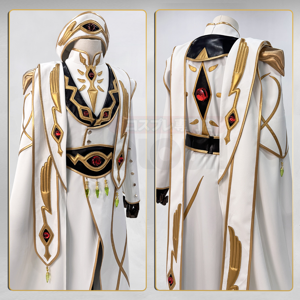 Pre-sale HOLOUN Emperor Lelouch Anime Rebellion Cosplay Costume Cloak Coat Shirt Pants Hat Halloween Christmas Convention Party Gift