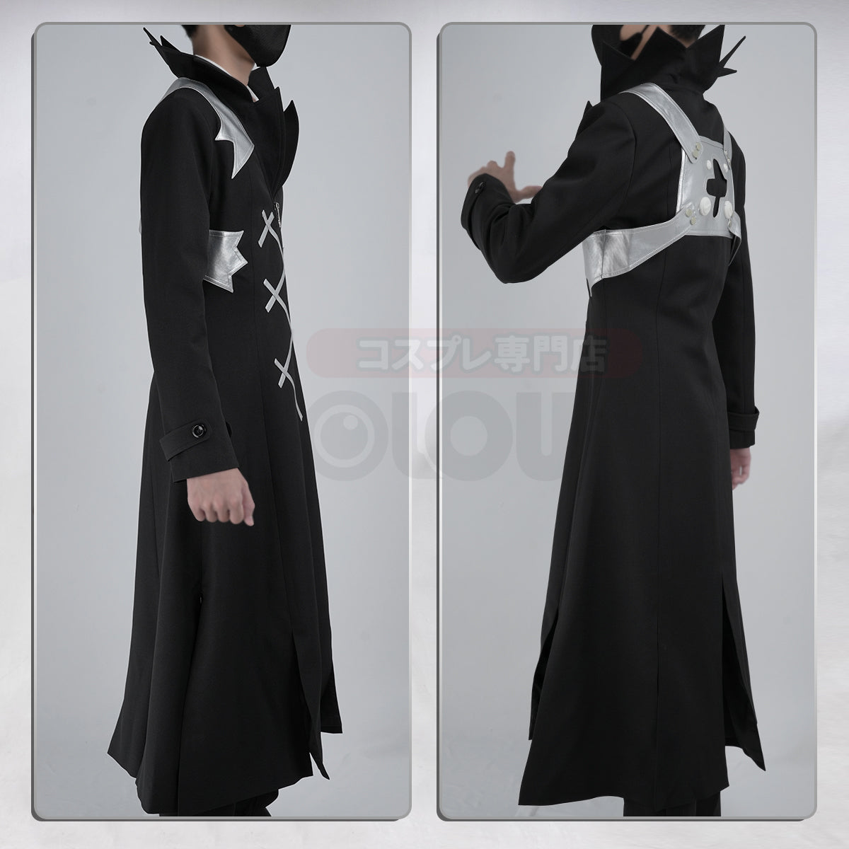 HOLOUN STONE Anime Dr. Xeno Houston Wingfield Cosplay Costume Coat Shirt Pants Tie Convention Halloween Christmas Gift