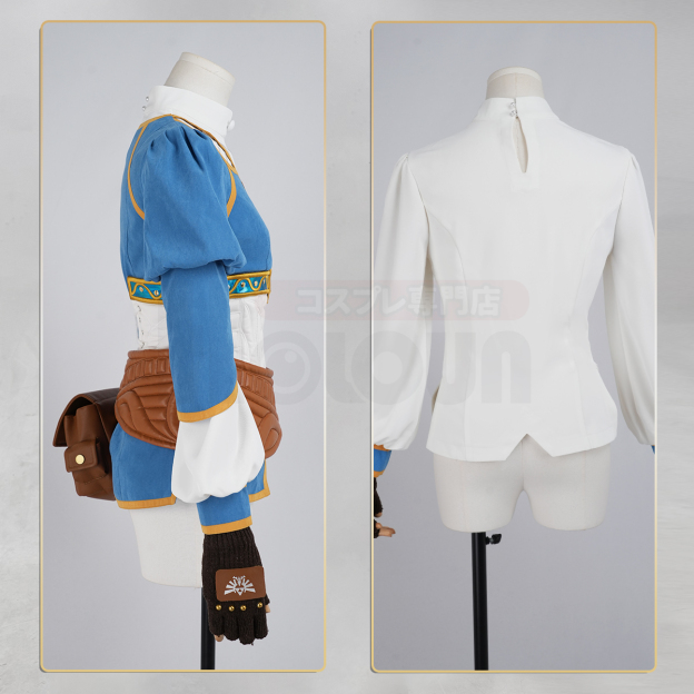 Pre-sale HOLOUN Princess Zelda Game Tears of the Kingdom Cosplay Costume Halloween Christmas Convention Gift Shirt Outerwear Waist Bag