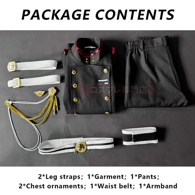 HOLOUN Seraph Of The End Anime Guren Ichinose Cosplay Costume Coat Pants Belt Uniform Halloween Christmas Convention