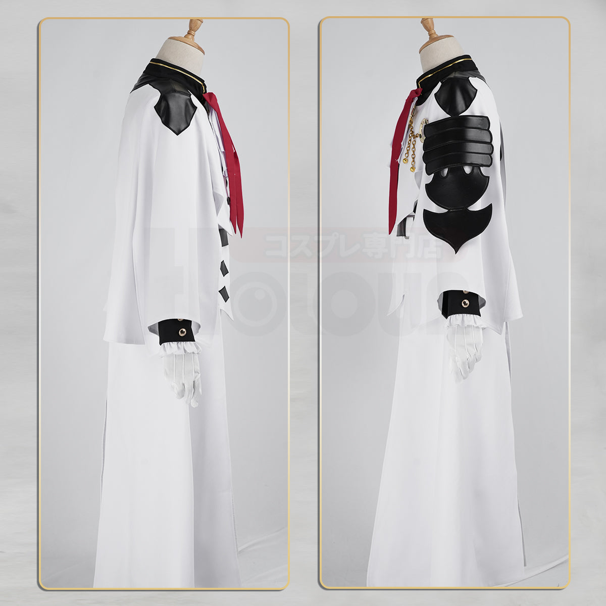 HOLOUN Seraph Of The End Anime Ferid Bathory Cosplay Costume Faux Leather Coat Pants Gloves Convention Halloween Christmas
