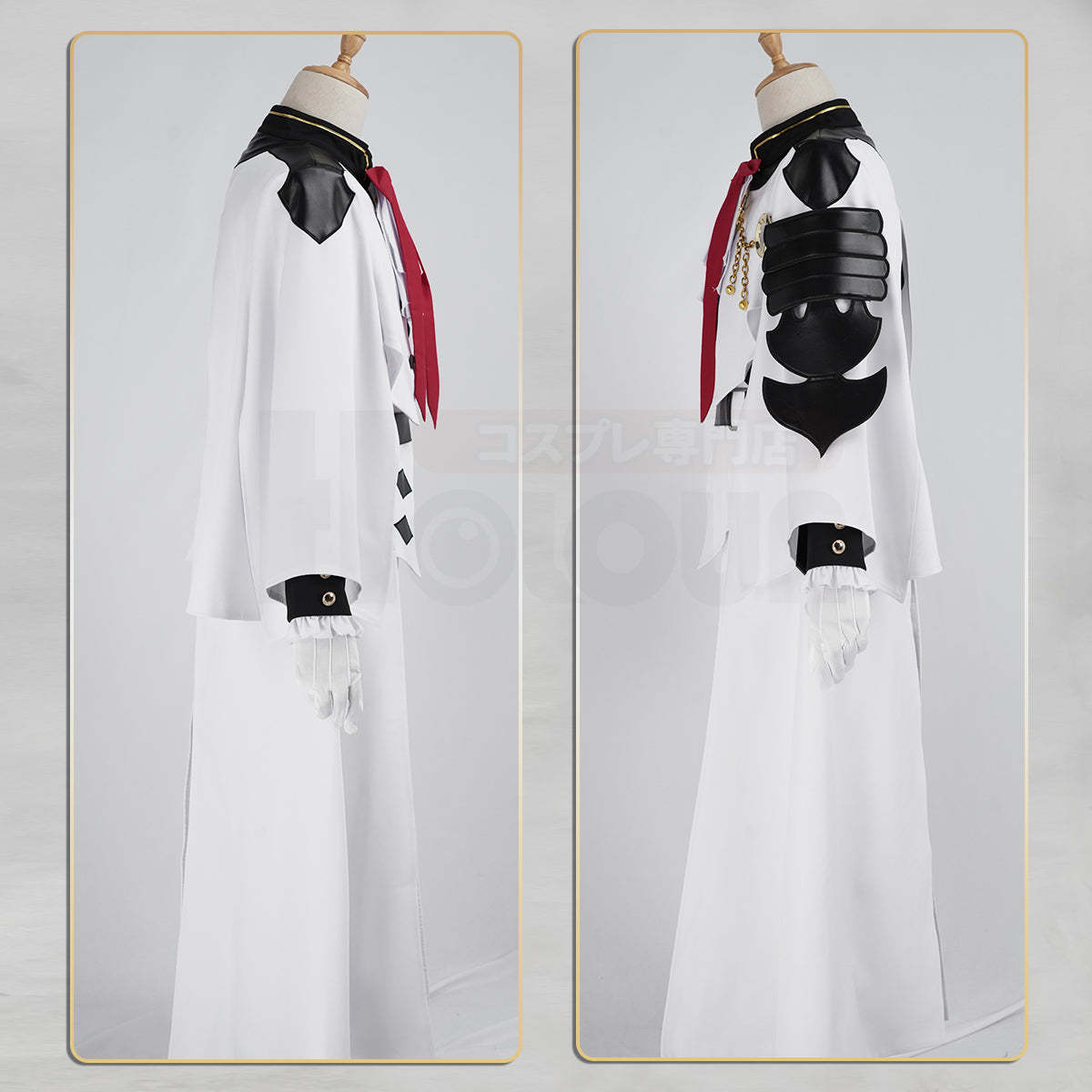 HOLOUN Seraph Of The End Anime Ferid Bathory Cosplay Costume Faux Leather Coat Pants Gloves Convention Halloween Christmas