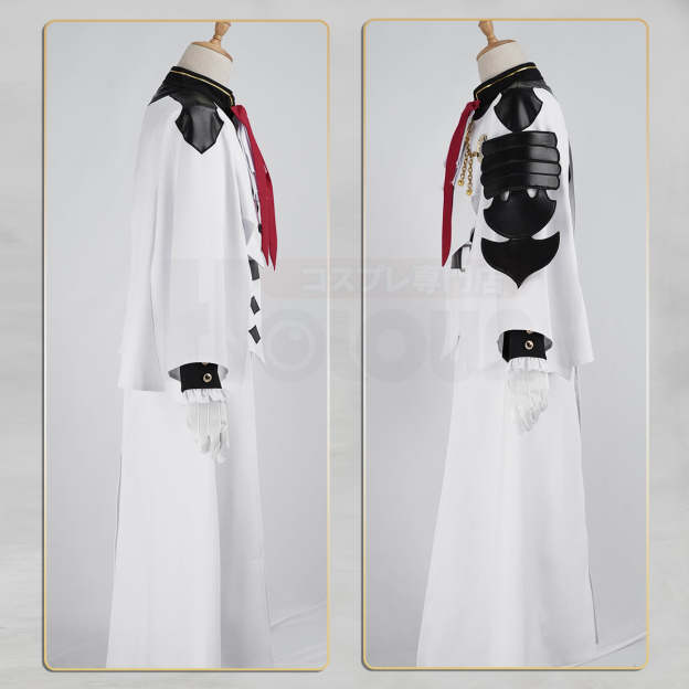 HOLOUN Seraph Of The End Anime Ferid Bathory Cosplay Costume Faux Leather Coat Pants Gloves Convention Halloween Christmas