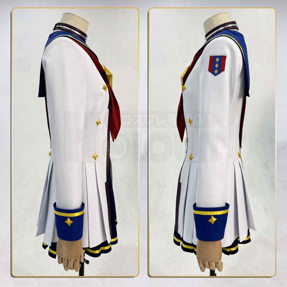 HOLOUN Derby Game Oguri Cap Cosplay Costume Halloween Convention Christmas Coat Skirt Top Belt