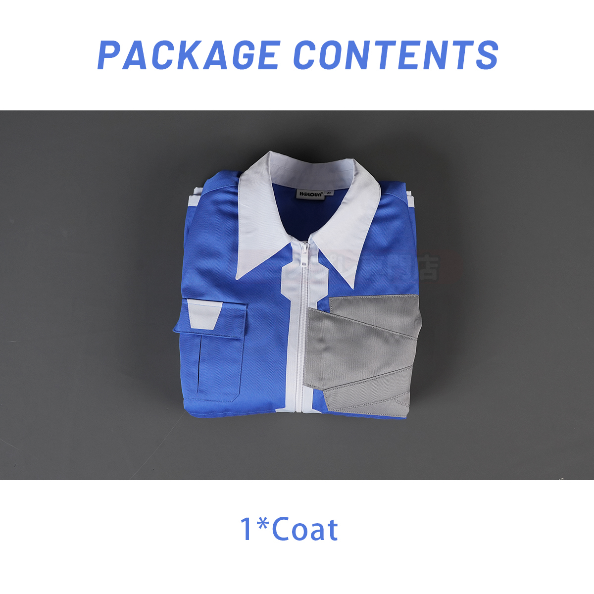 Pre-sale HOLOUN D Cosplay Costume Game Convention Halloween Christmas Party Daily Wear Blue Jacket