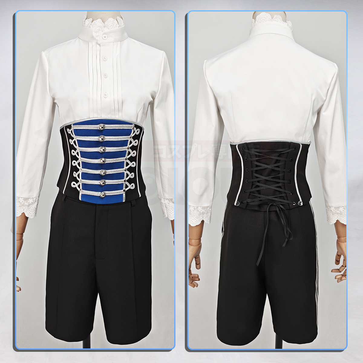Pre-sale HOLOUN Ciel Phantomhive Anime Botanical Garden Cosplay Costume Convention Halloween Christmas Coat Apron Shirt Belt Shorts