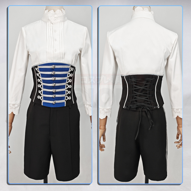 Pre-sale HOLOUN Ciel Phantomhive Anime Botanical Garden Cosplay Costume Convention Halloween Christmas Coat Apron Shirt Belt Shorts
