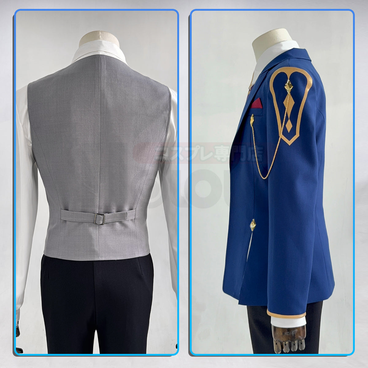 HOLOUN For All Time Anime Clarence Cosplay Costume Uniform Suit Pants Shirt Vest Tie Belt Daily Wear Cos Convention Gift
