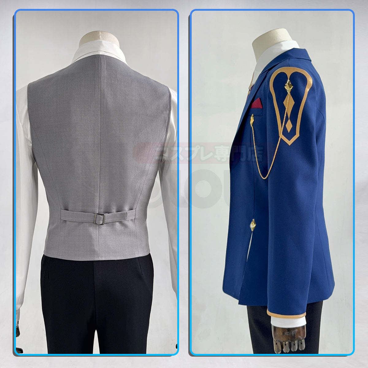 HOLOUN For All Time Anime Clarence Cosplay Costume Uniform Suit Pants Shirt Vest Tie Belt Daily Wear Cos Convention Gift