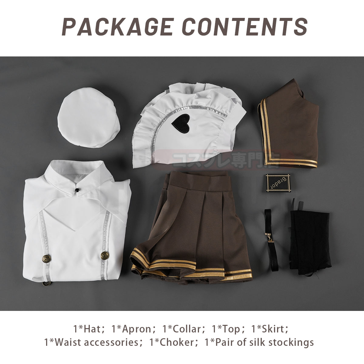 HOLOUN NIKKE Game Brad Cosplay Costume Maid Dress JK Skirt Cos Animation Convention Halloween Christmas Gift