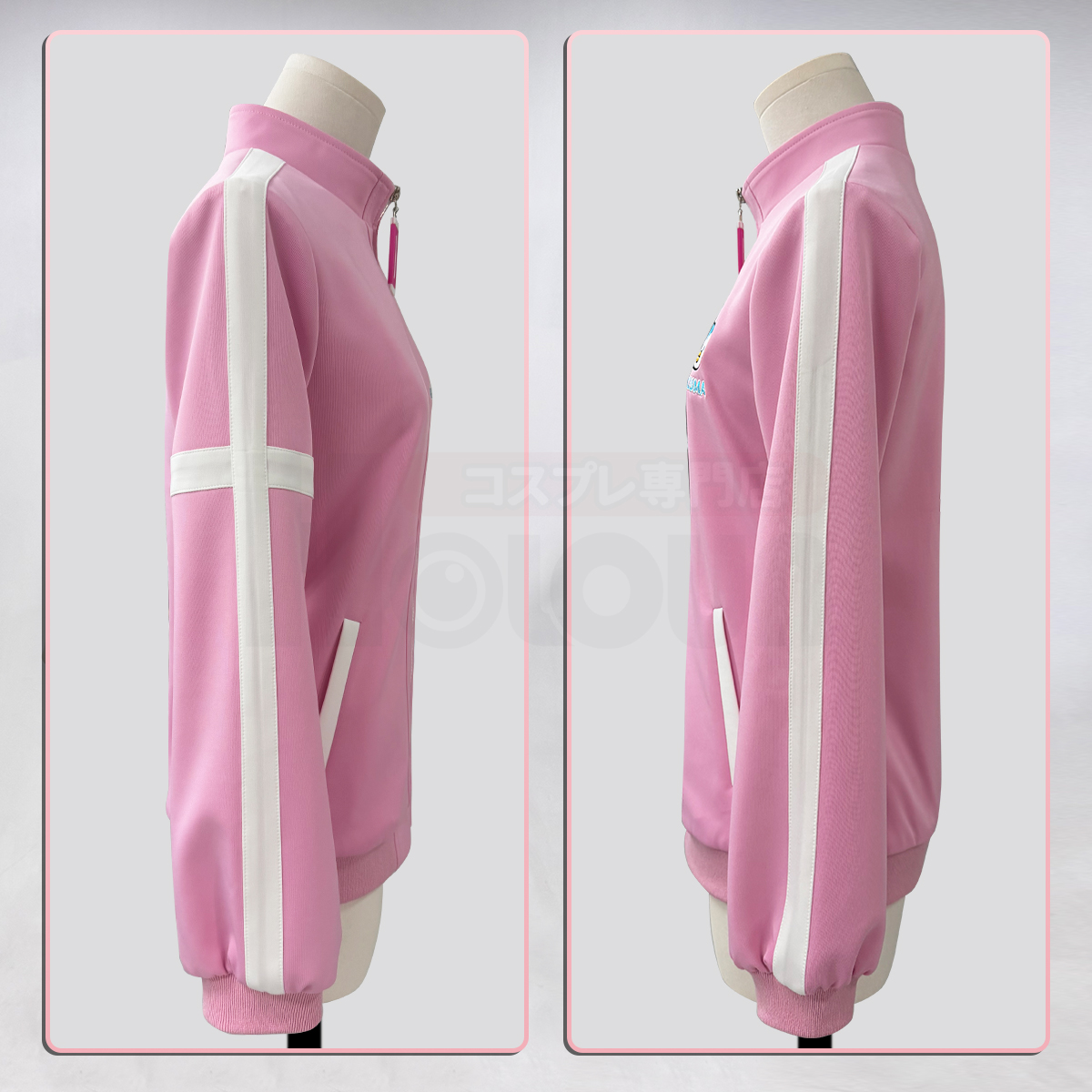 Pre-sale HOLOUN Yuitsuka Inori Anime Cosplay Costume Pink Embroidered Tracksuit Convention Halloween Christmas Daily Wear