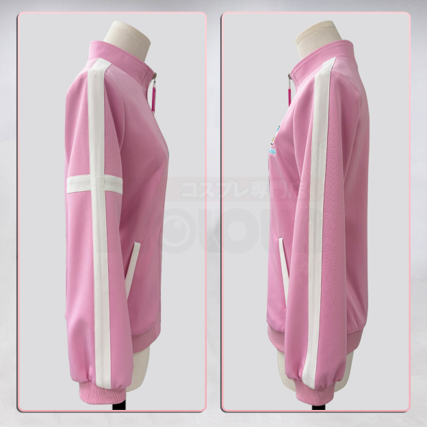 Pre-sale HOLOUN Yuitsuka Inori Anime Cosplay Costume Pink Embroidered Tracksuit Convention Halloween Christmas Daily Wear