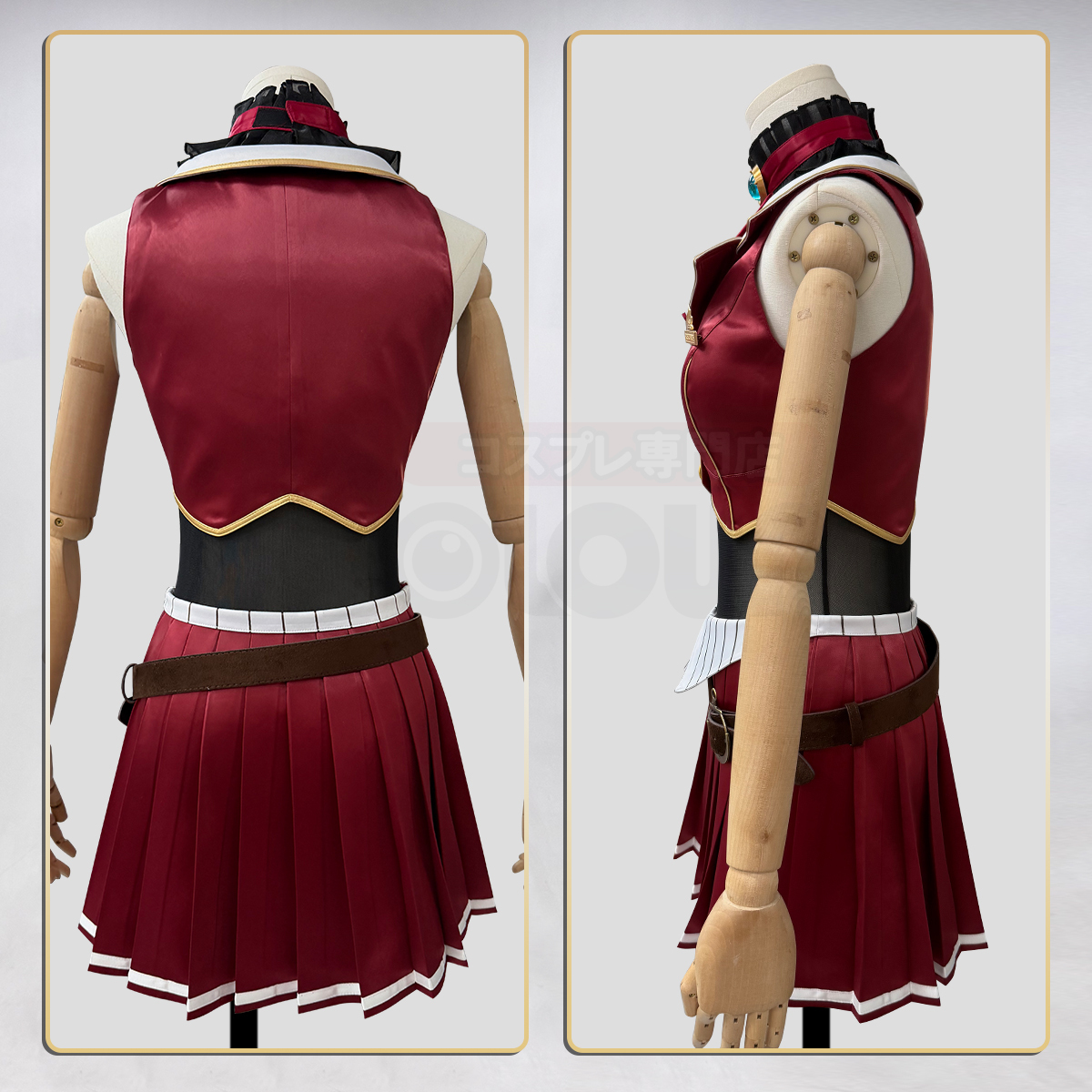 Pre-sale HOLOUN Captain Houshou Marine Cosplay Costume Vtuber Anime Embroidery Coat Top Skirt Convention Halloween Christmas Party Outfit