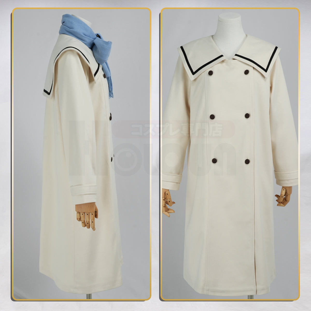 HOLOUN Frieren Beyond Journey's End Anime Frieren Cosplay Costume Winter Coat Wig Ponytail Halloween Christmas Convention