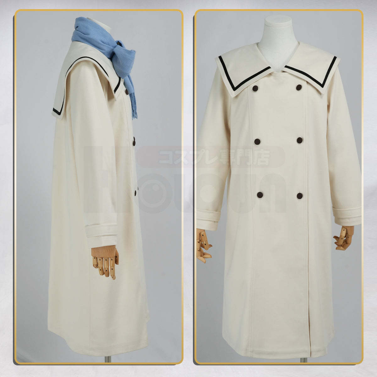HOLOUN Frieren Beyond Journey's End Anime Frieren Cosplay Costume Winter Coat Wig Ponytail Halloween Christmas Convention