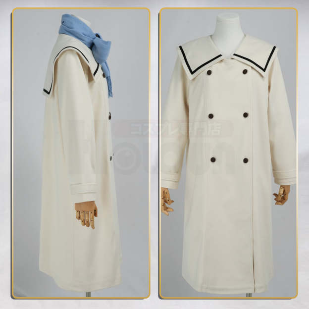 HOLOUN Frieren Beyond Journey's End Anime Frieren Cosplay Costume Winter Coat Wig Ponytail Halloween Christmas Convention