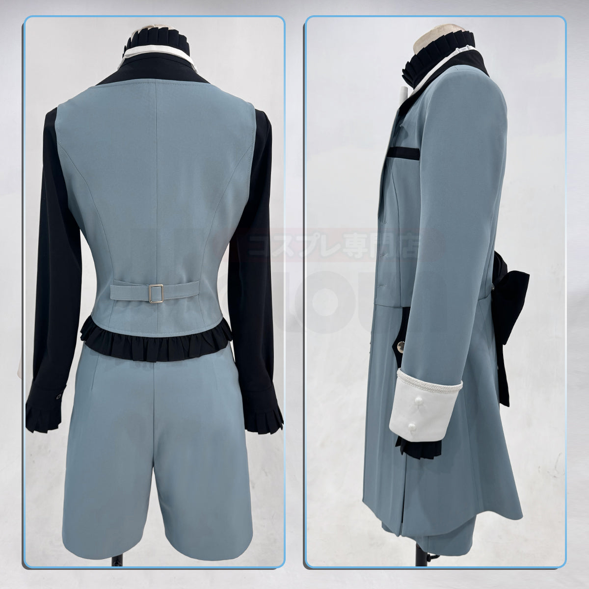 HOLOUN Anime Ciel Phantomhive Brother Cosplay Costume Coat Shorts Shirt Vest Animation Convention Halloween Christmas