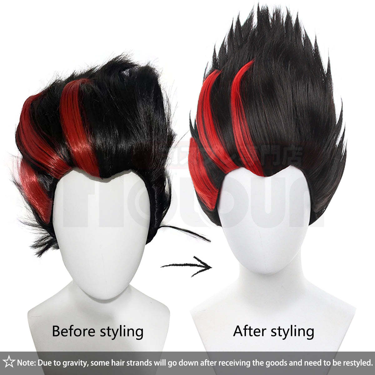 HOLOUN Anime Exhibition Guards Series Barou Cosplay Costume Uniform Hat Belt Wig Rose Net Synthetic Fiber Halloween Christmas Gift