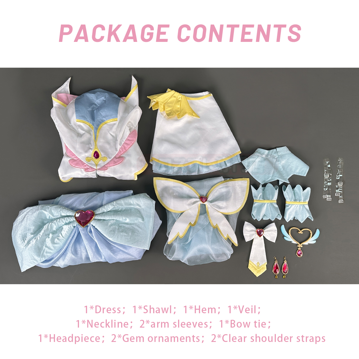 Pre-sale HOLOUN Luluka Moria Cure Arcana Cosplay Costume Tantei Precure! Anime Embroidery Dress Convention Halloween Christmas Party