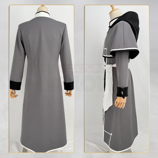 Pre-sale HOLOUN Rudeus Greyrat Anime Mushoku Tensei Cosplay Costume Gray Mage Robe Halloween Christmas Convention Coat Shawl Shirt
