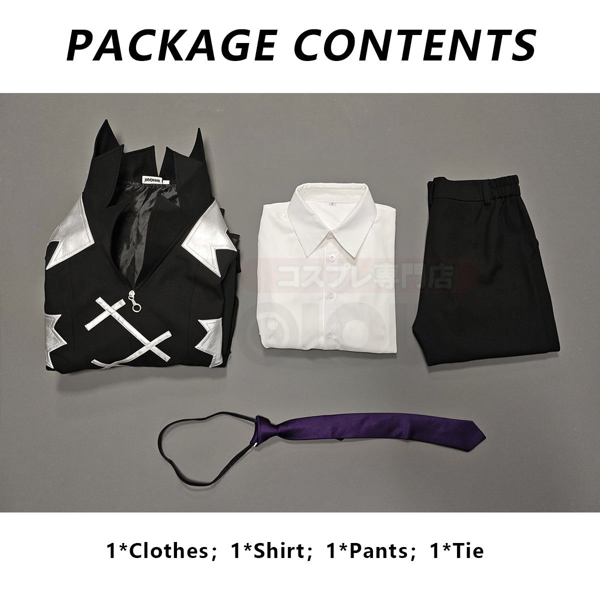 HOLOUN STONE Anime Dr. Xeno Houston Wingfield Cosplay Costume Coat Shirt Pants Tie Convention Halloween Christmas Gift