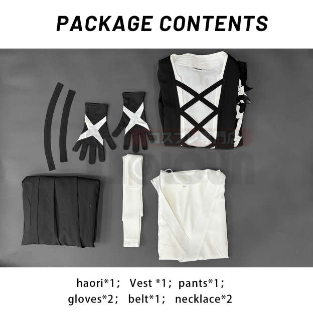 Pre-sale HOLOUN Blea Anime Kurosaki Ichigo Cosplay Costume Haori Vest Pants Black White Cos Convention Unisex Halloween Christmas