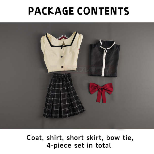 HOLOUN Puella Magi Madoka Magica Anime Kaname Madoka Cosplay Costume White Black Shirt Jk Skirt Akemi Homura Tomoe Mami Miki Sayaka Sakura Kyoko