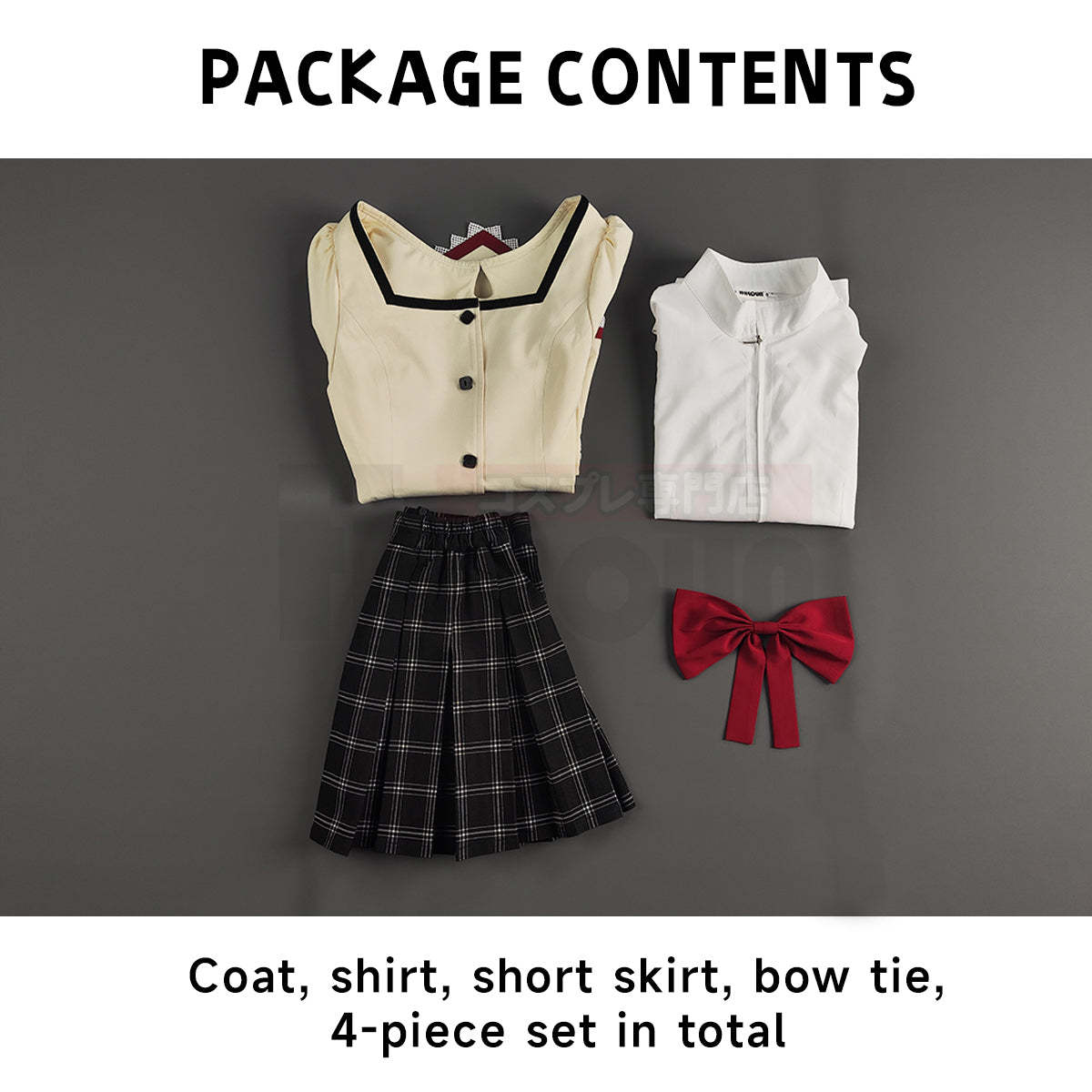 HOLOUN Puella Magi Madoka Magica Anime Kaname Madoka Cosplay Costume White Black Shirt Jk Skirt Akemi Homura Tomoe Mami Miki Sayaka Sakura Kyoko