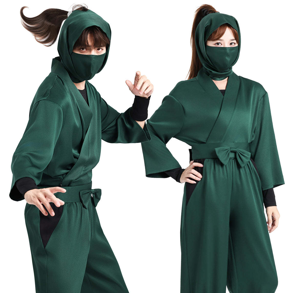 HOLOUN Nintama Rantaro Anime Ninja costume Adult Version 5 Colors Black Purple Green Blue Light Green Cos Convention Halloween