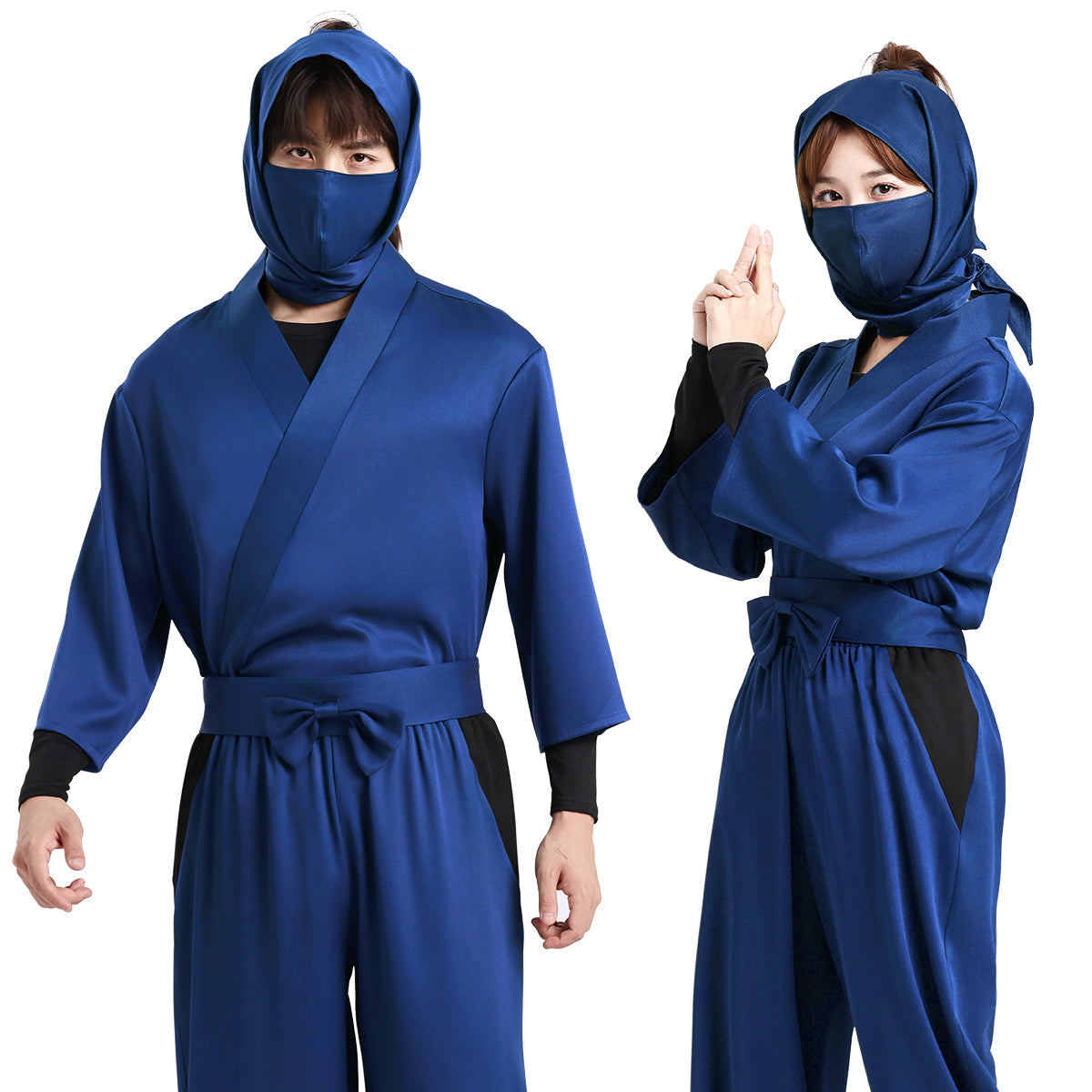 HOLOUN Nintama Rantaro Anime Ninja costume Adult Version 5 Colors Black Purple Green Blue Light Green Cos Convention Halloween
