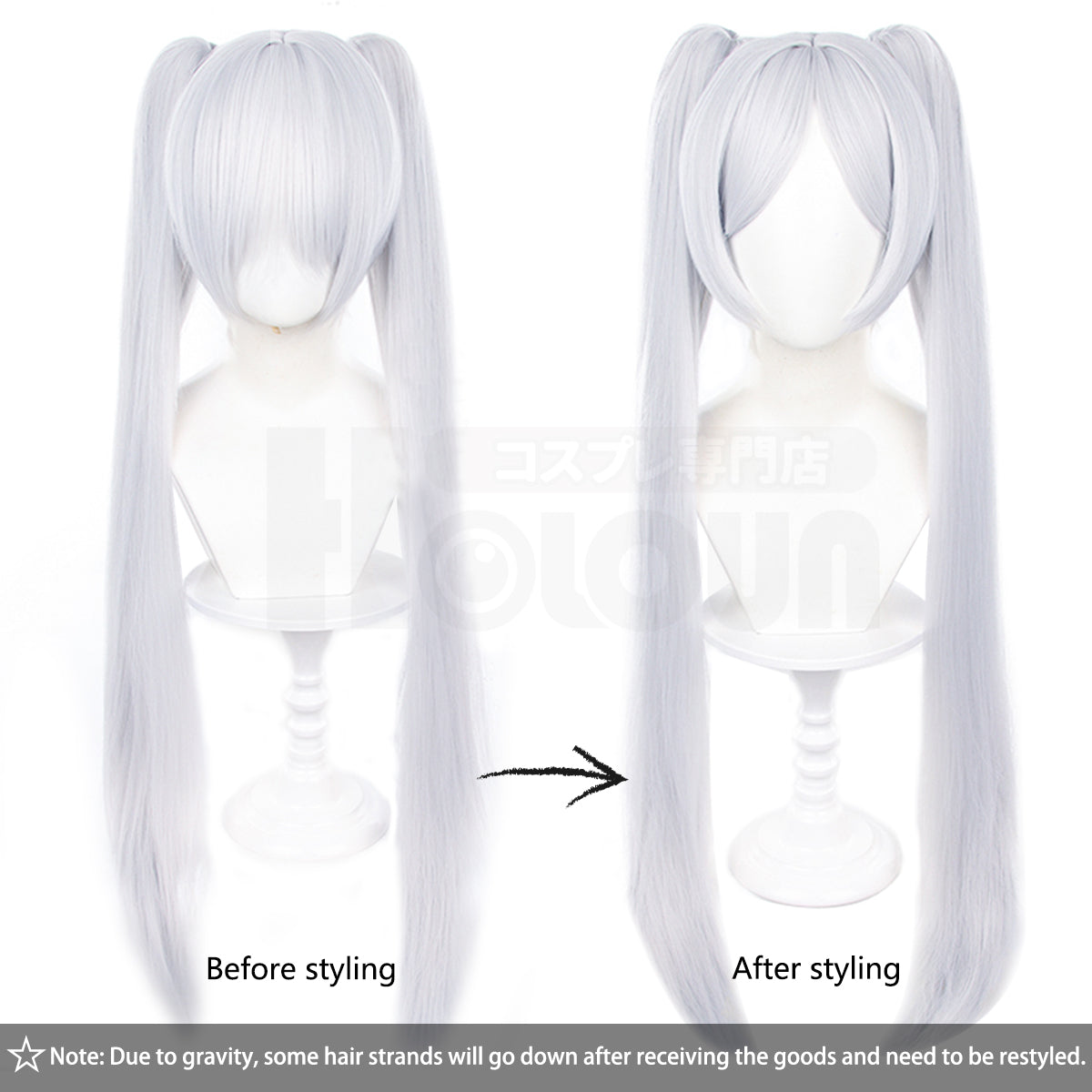 HOLOUN Frieren Beyond Journey's End Anime Frieren Cosplay Wig Rose Net Synthetic Fiber Adjustable Size Halloween Christmas Gift